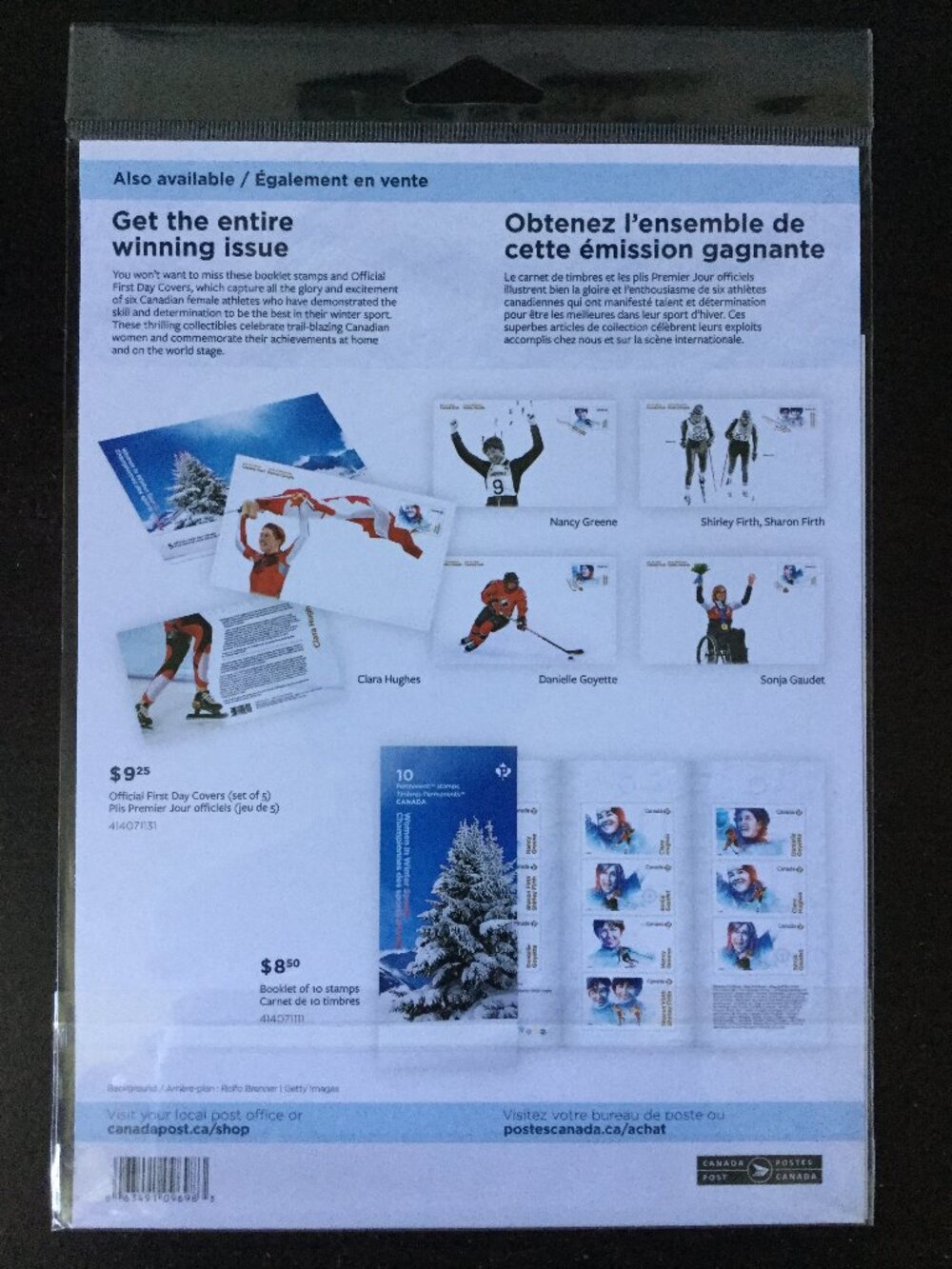 Women in Winter Sports Commemorative Stamps - Picture 2 of 2